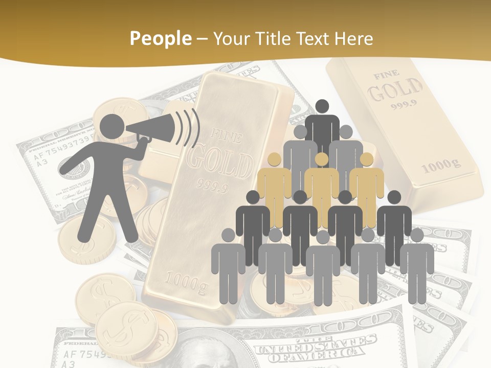 Abstract Market Reflection PowerPoint Template