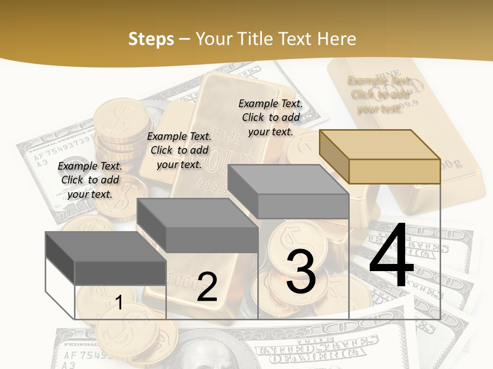 Abstract Market Reflection PowerPoint Template
