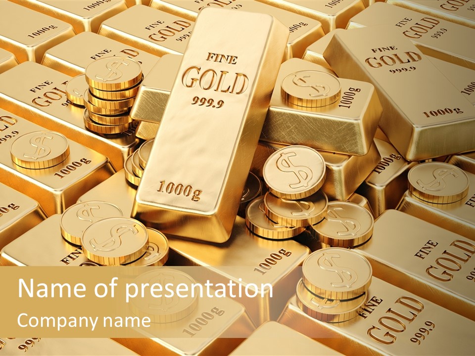 Wealth Heap Business PowerPoint Template