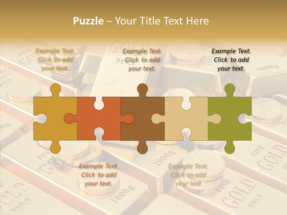 Wealth Heap Business PowerPoint Template