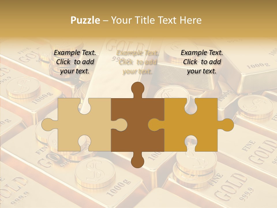 Wealth Heap Business PowerPoint Template