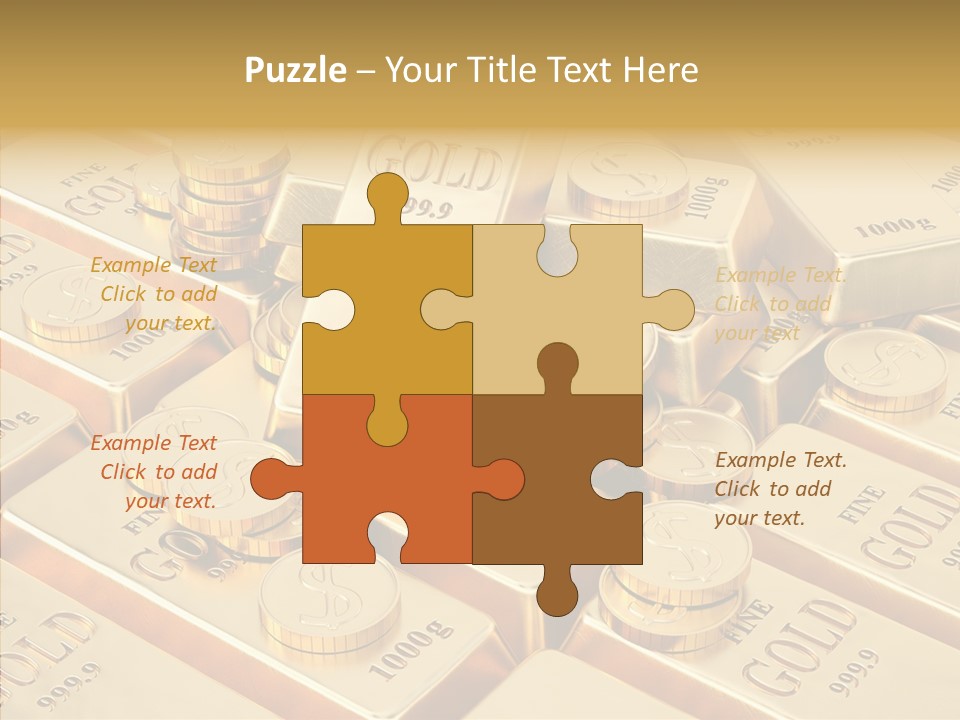 Wealth Heap Business PowerPoint Template