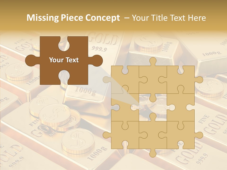 Wealth Heap Business PowerPoint Template