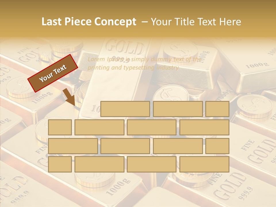 Wealth Heap Business PowerPoint Template