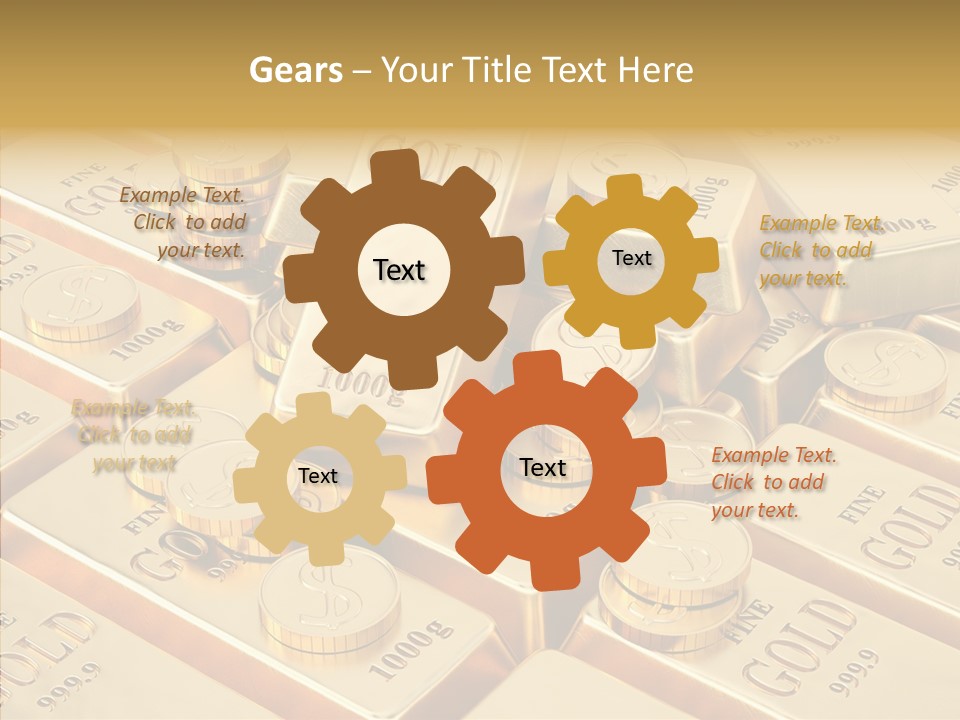 Wealth Heap Business PowerPoint Template