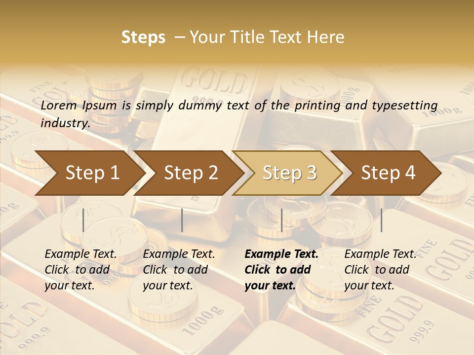 Wealth Heap Business PowerPoint Template