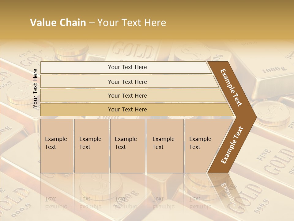 Wealth Heap Business PowerPoint Template