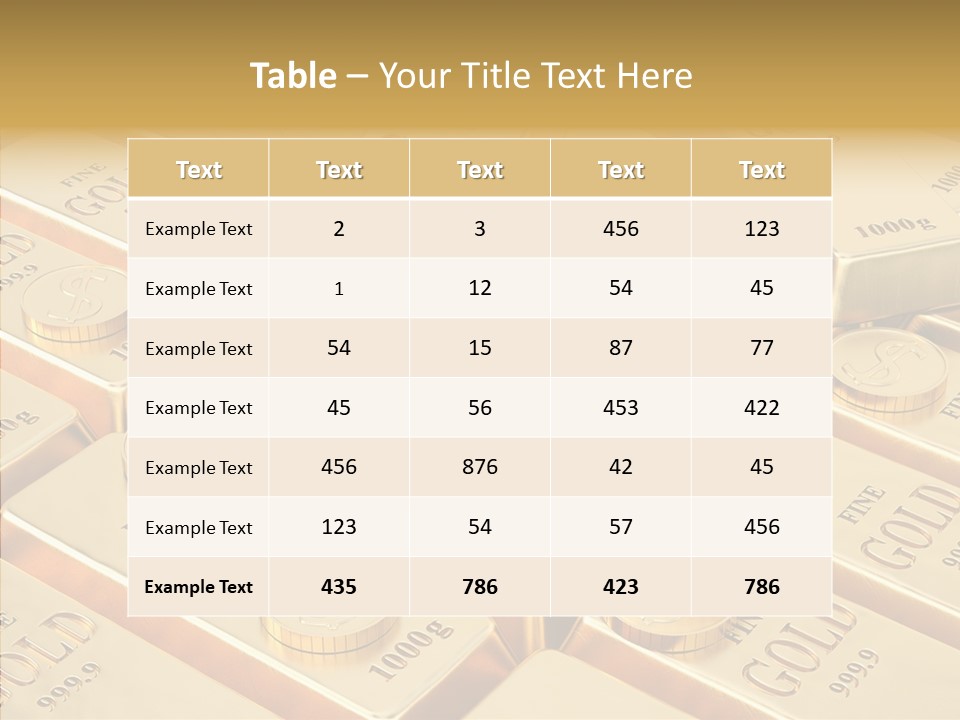 Wealth Heap Business PowerPoint Template