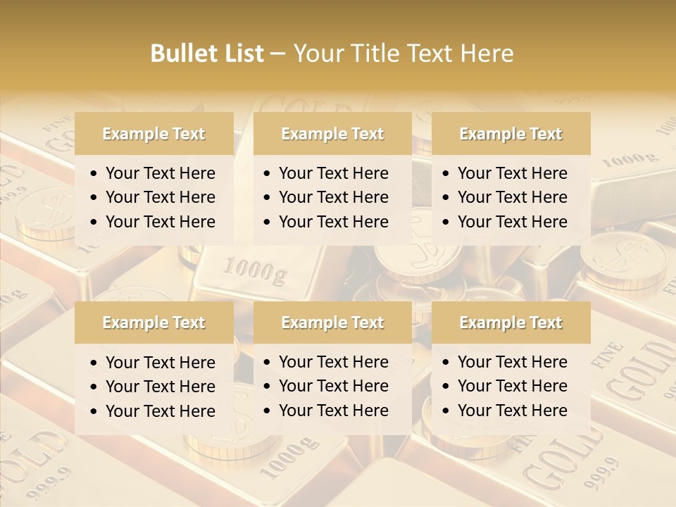 Wealth Heap Business PowerPoint Template