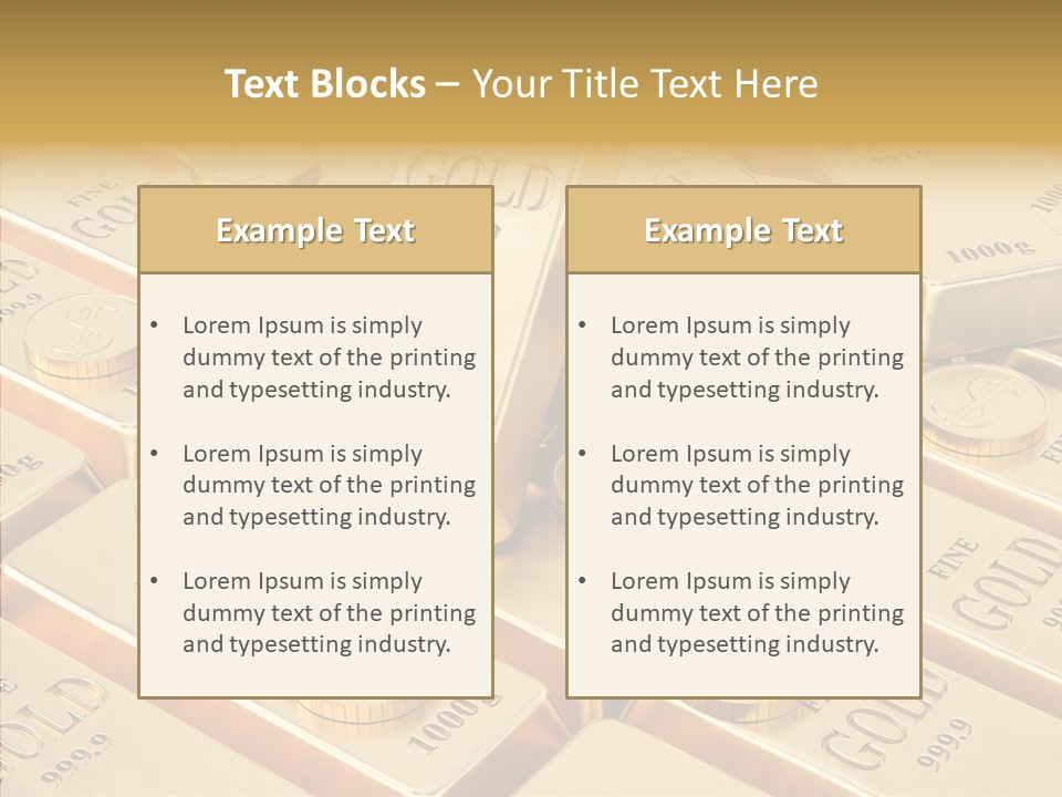 Wealth Heap Business PowerPoint Template