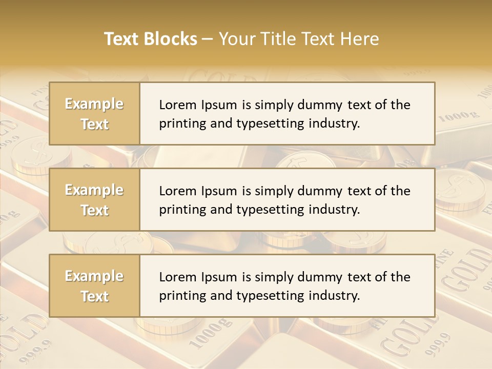 Wealth Heap Business PowerPoint Template