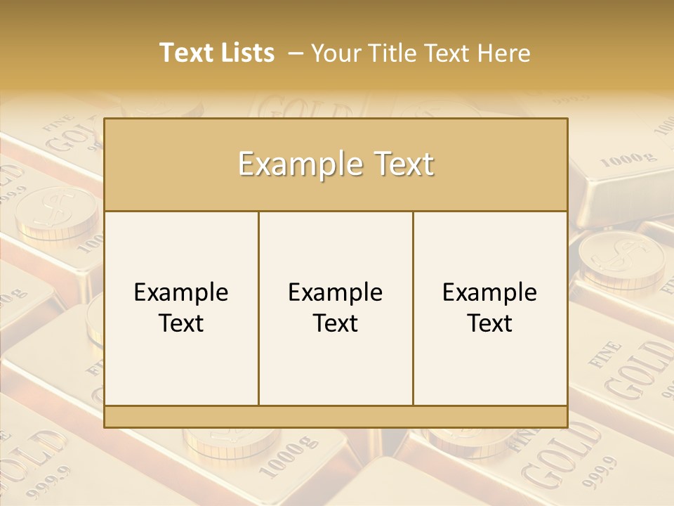 Wealth Heap Business PowerPoint Template