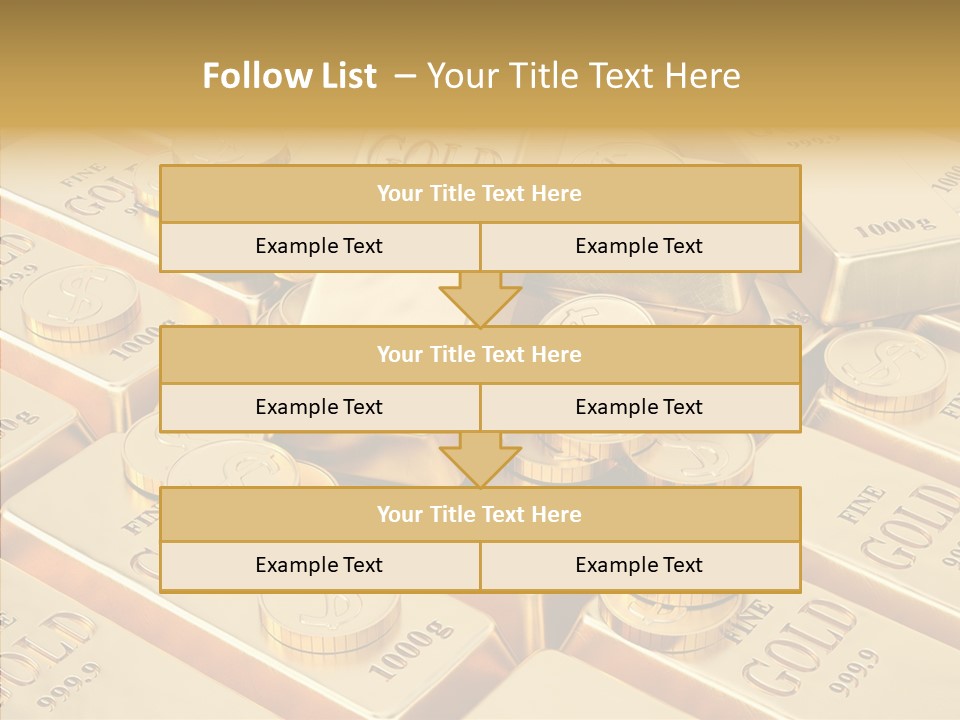 Wealth Heap Business PowerPoint Template