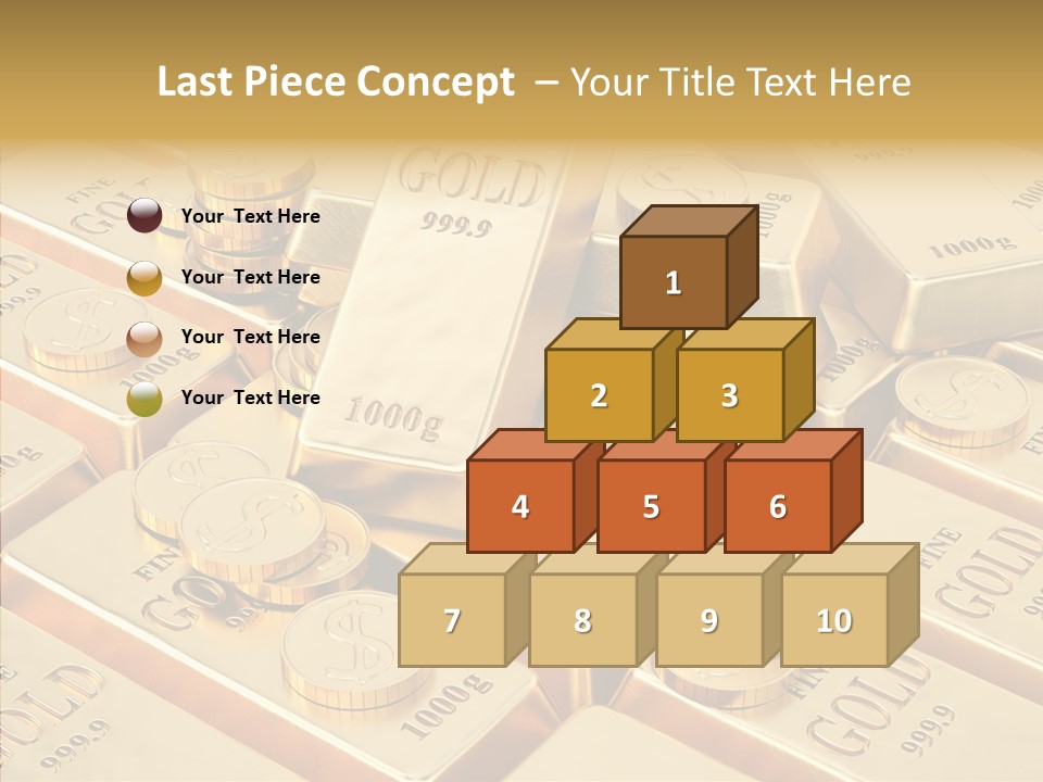 Wealth Heap Business PowerPoint Template