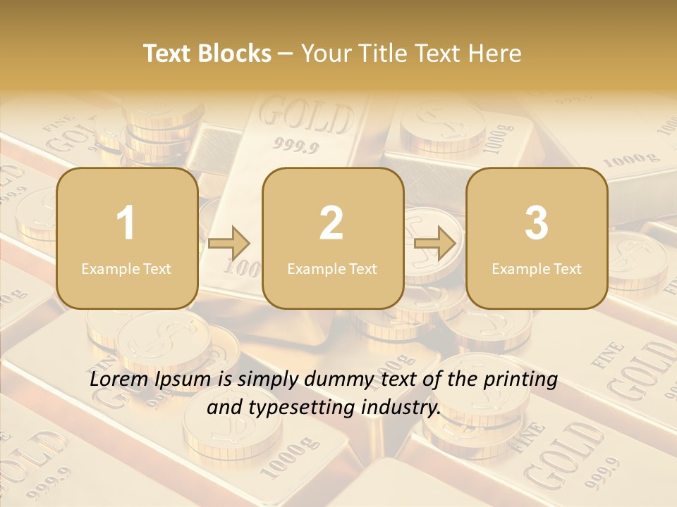 Wealth Heap Business PowerPoint Template