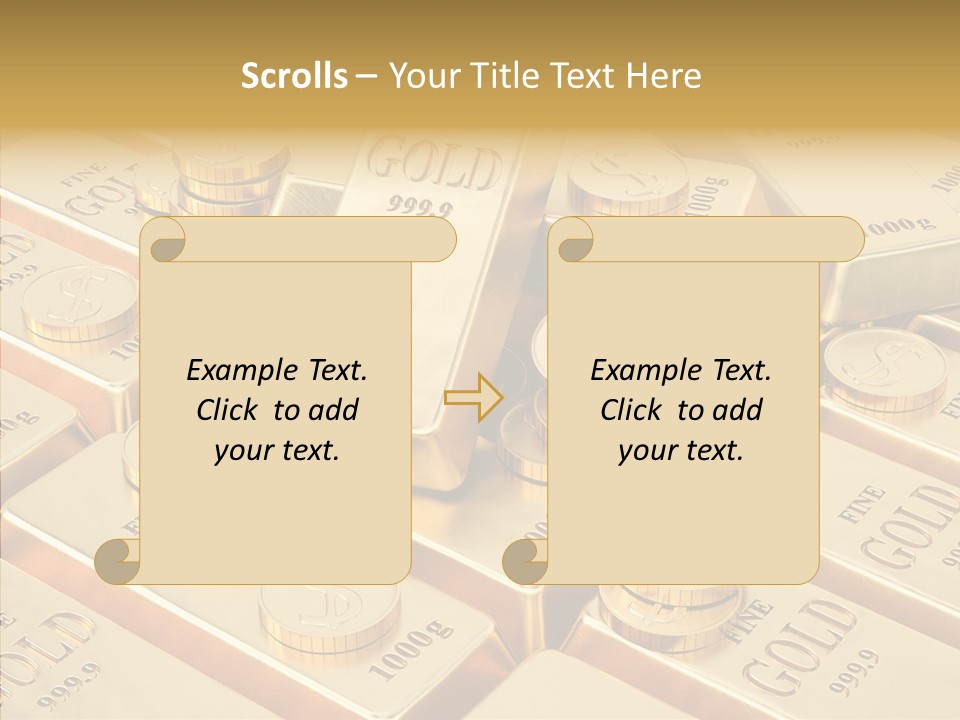 Wealth Heap Business PowerPoint Template