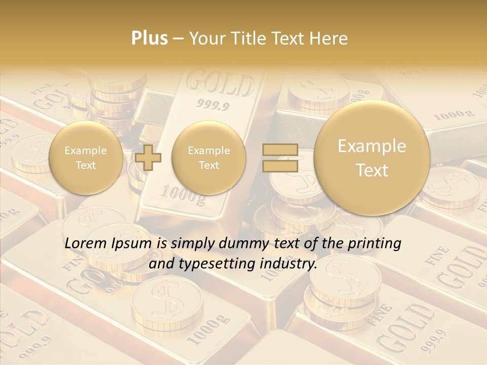 Wealth Heap Business PowerPoint Template