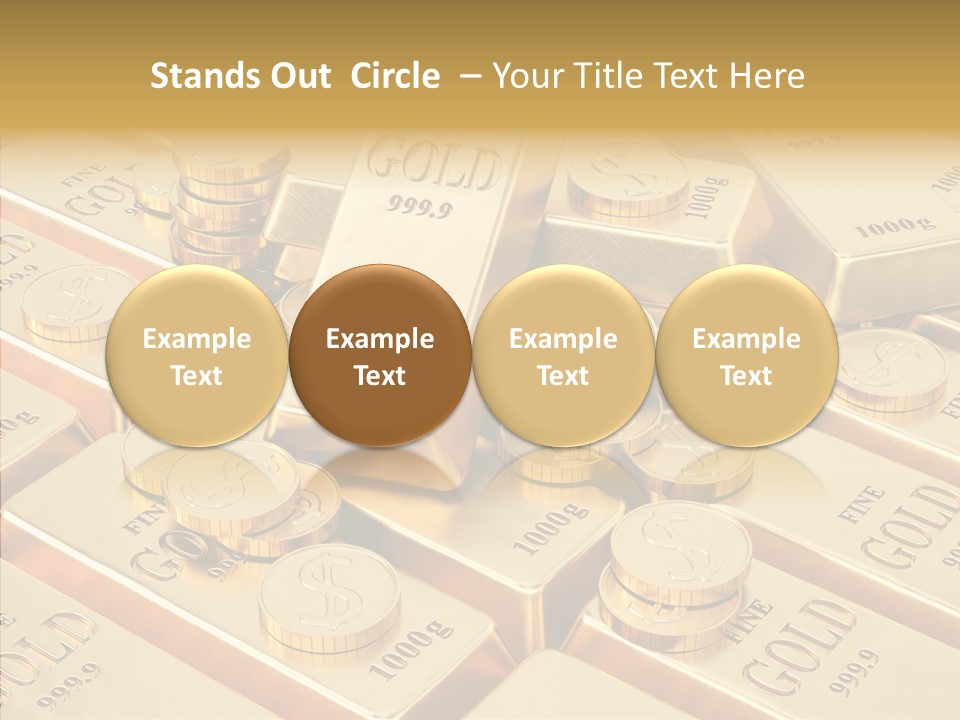 Wealth Heap Business PowerPoint Template