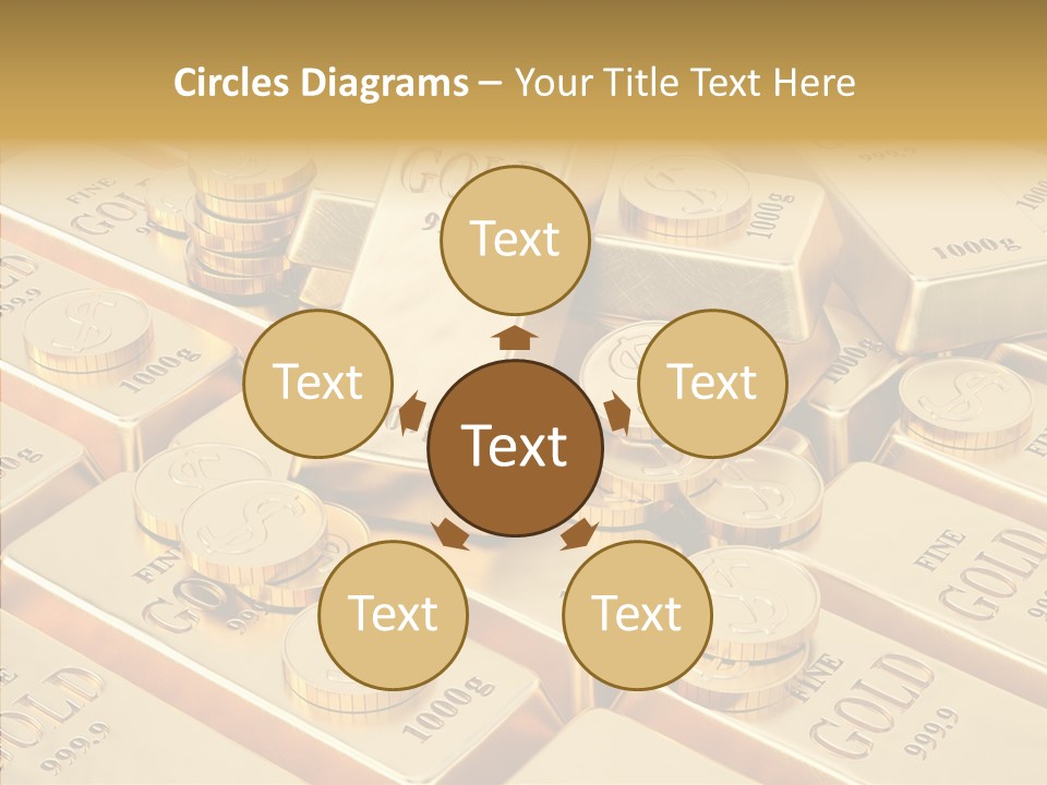 Wealth Heap Business PowerPoint Template