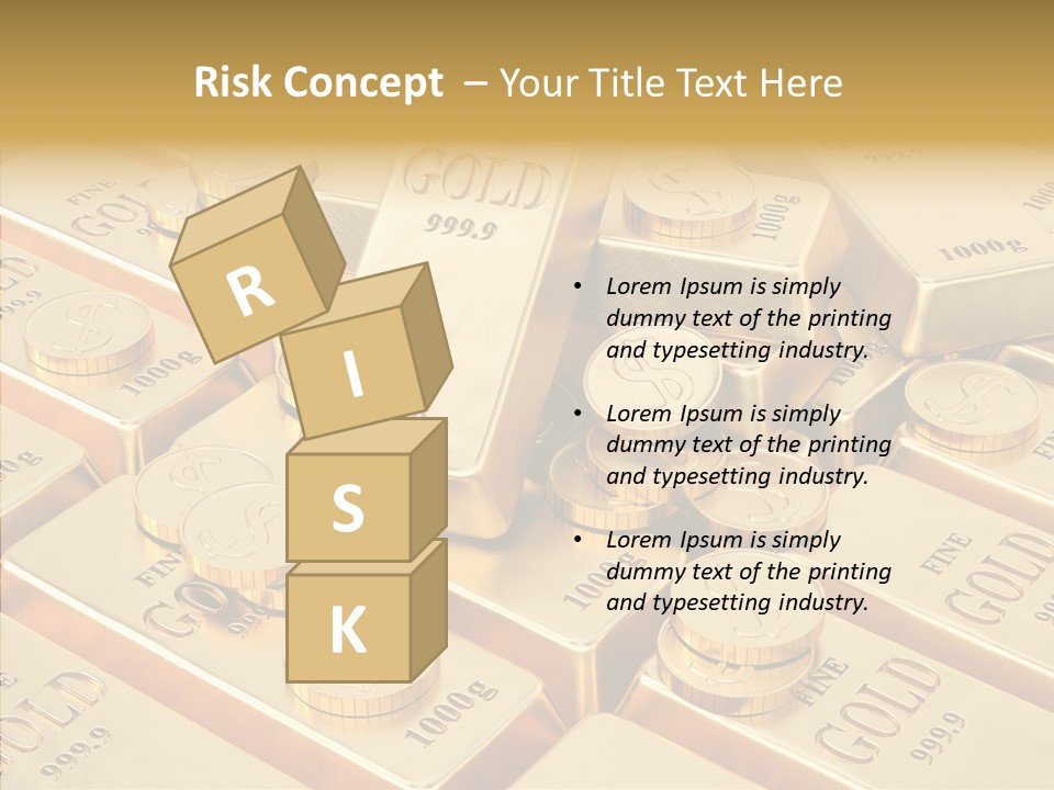 Wealth Heap Business PowerPoint Template