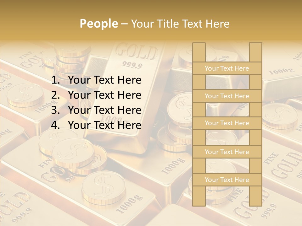 Wealth Heap Business PowerPoint Template