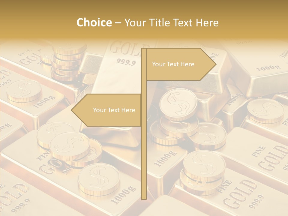 Wealth Heap Business PowerPoint Template