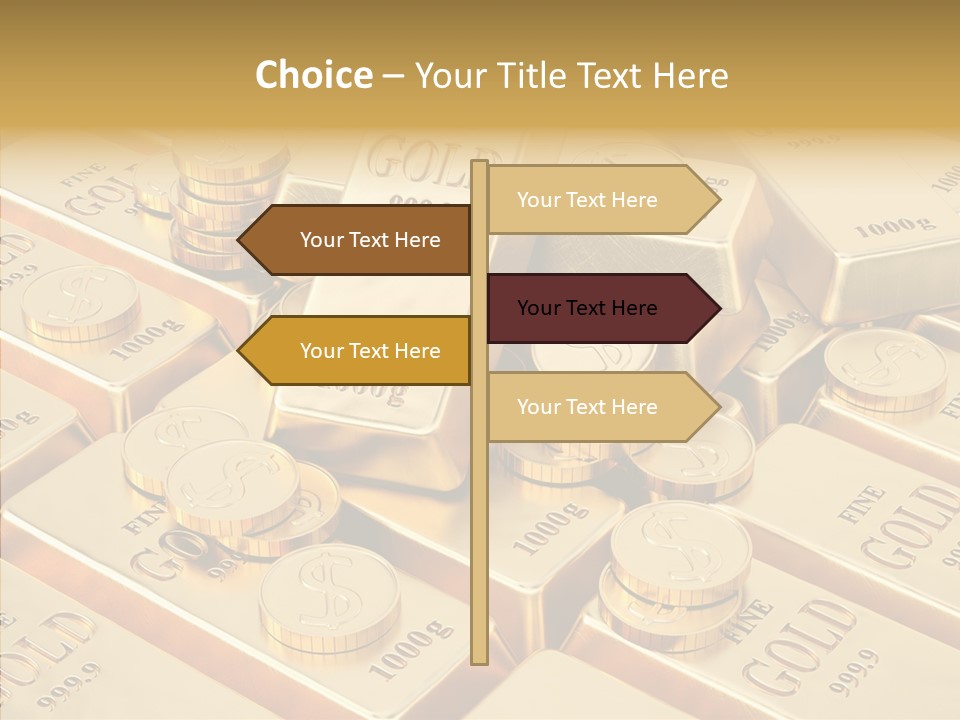 Wealth Heap Business PowerPoint Template