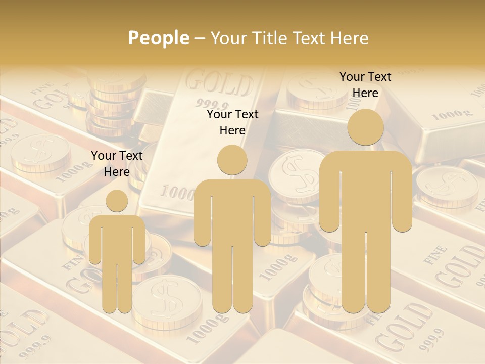 Wealth Heap Business PowerPoint Template