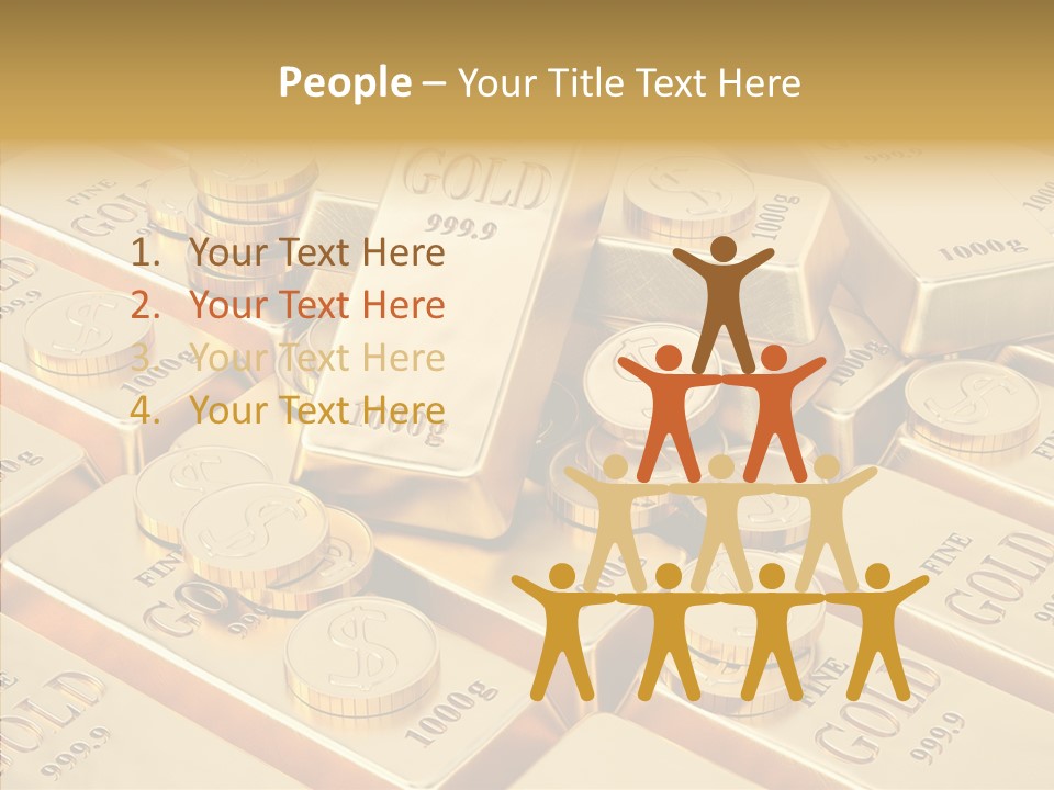 Wealth Heap Business PowerPoint Template