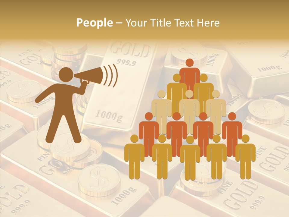 Wealth Heap Business PowerPoint Template