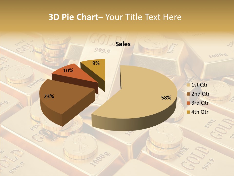 Wealth Heap Business PowerPoint Template