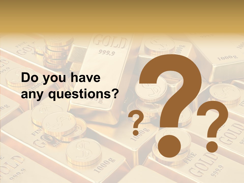 Wealth Heap Business PowerPoint Template