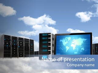 Inforrmation Technology Peripheral Communicate PowerPoint Template