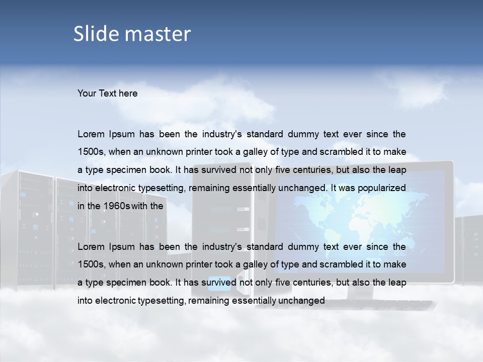 Inforrmation Technology Peripheral Communicate PowerPoint Template