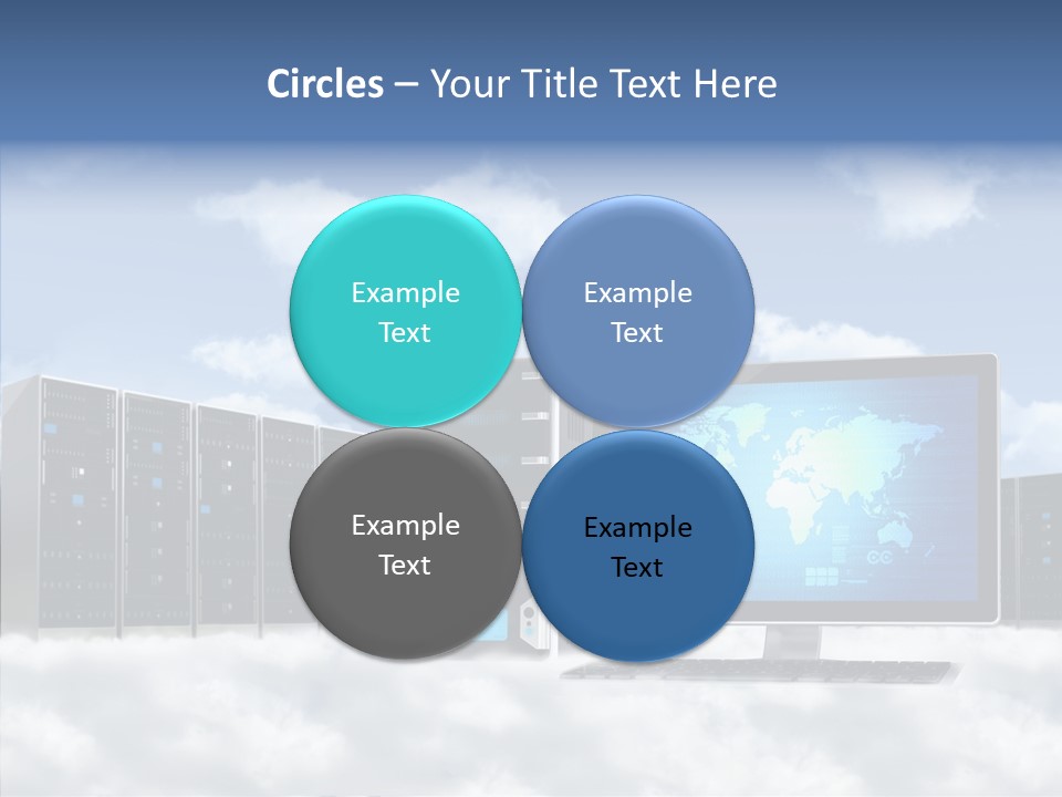 Inforrmation Technology Peripheral Communicate PowerPoint Template