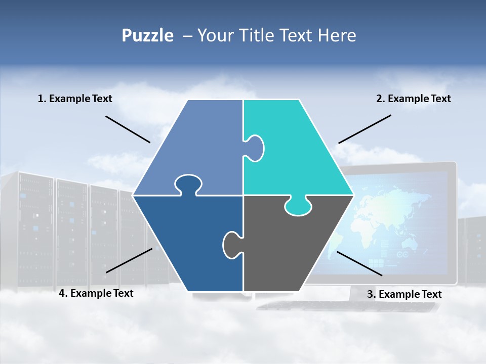 Inforrmation Technology Peripheral Communicate PowerPoint Template