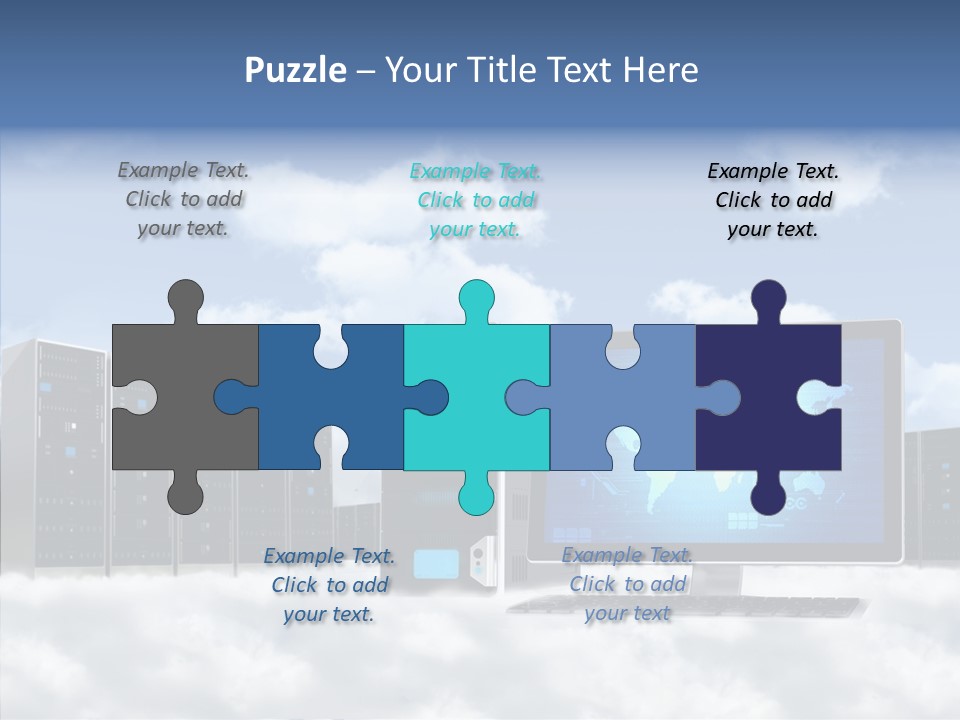 Inforrmation Technology Peripheral Communicate PowerPoint Template