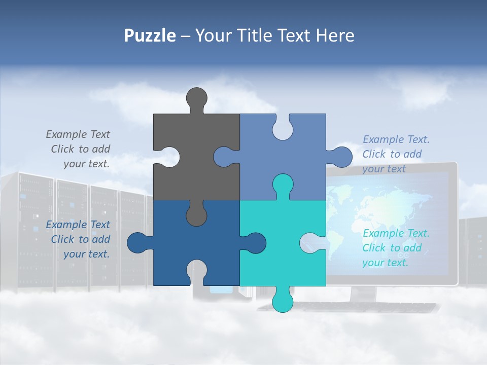 Inforrmation Technology Peripheral Communicate PowerPoint Template