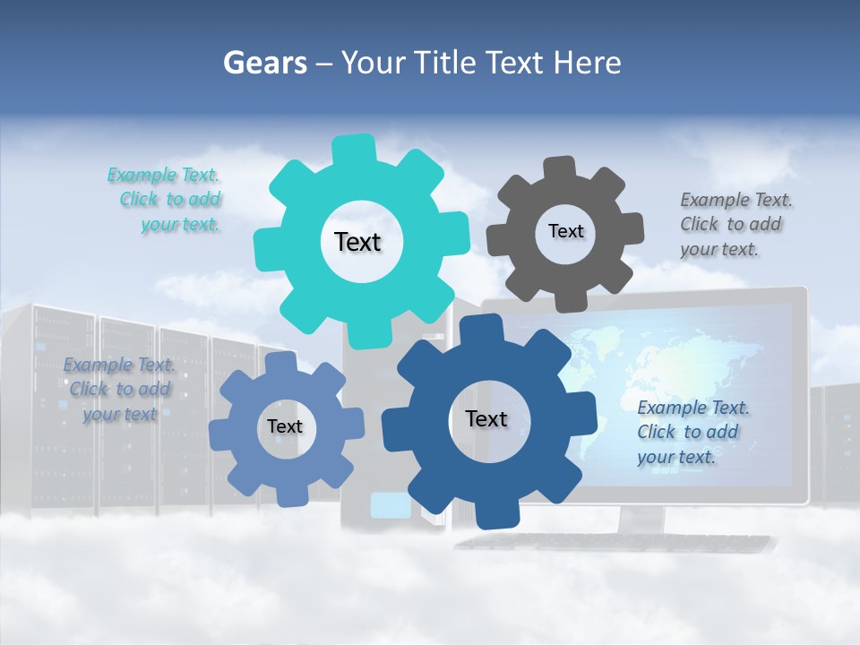 Inforrmation Technology Peripheral Communicate PowerPoint Template