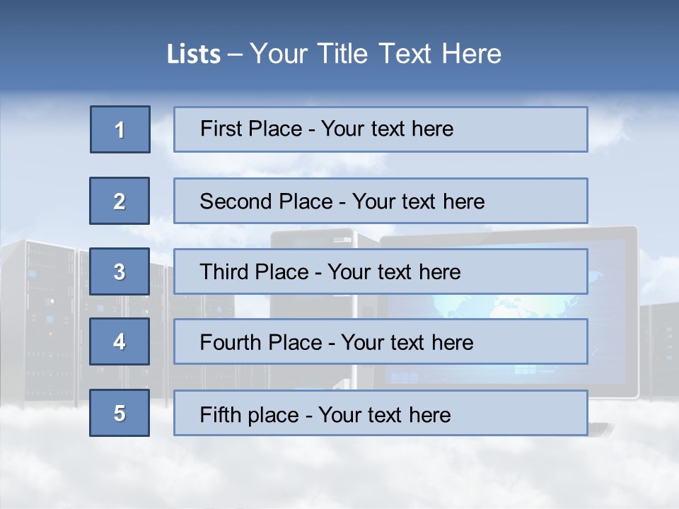 Inforrmation Technology Peripheral Communicate PowerPoint Template
