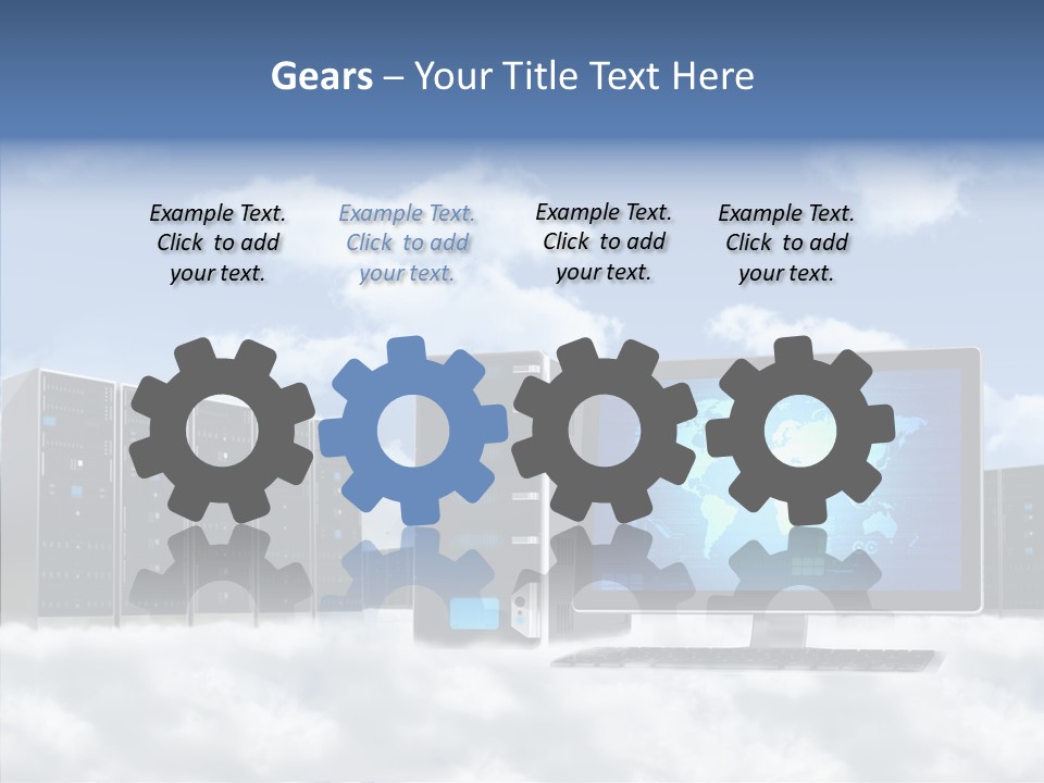 Inforrmation Technology Peripheral Communicate PowerPoint Template