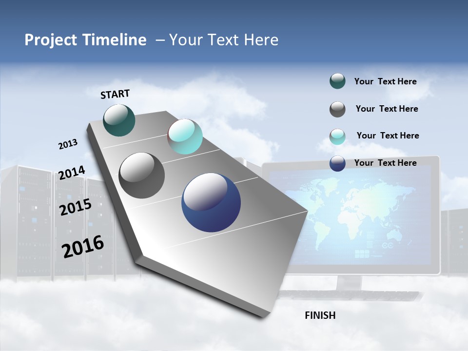 Inforrmation Technology Peripheral Communicate PowerPoint Template
