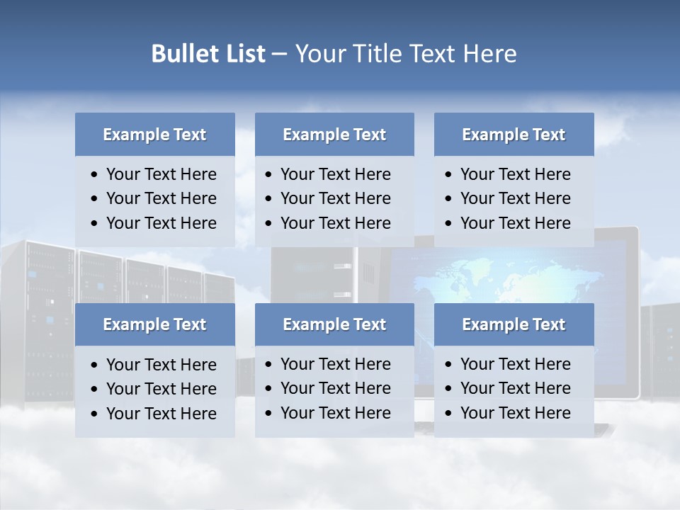 Inforrmation Technology Peripheral Communicate PowerPoint Template