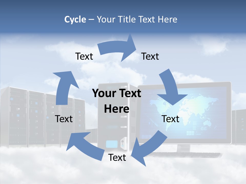 Inforrmation Technology Peripheral Communicate PowerPoint Template