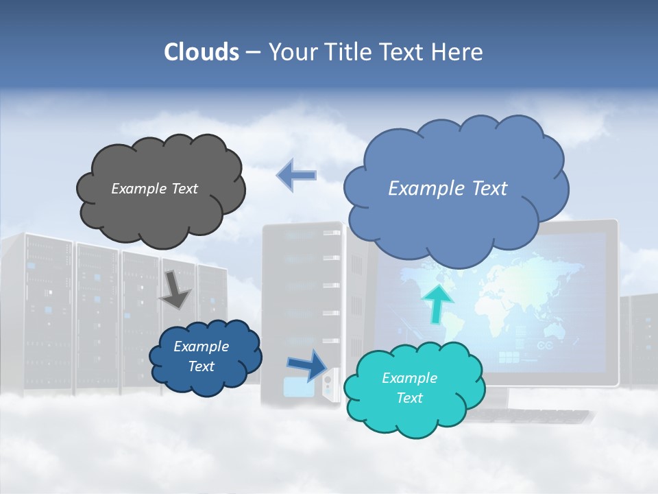 Inforrmation Technology Peripheral Communicate PowerPoint Template