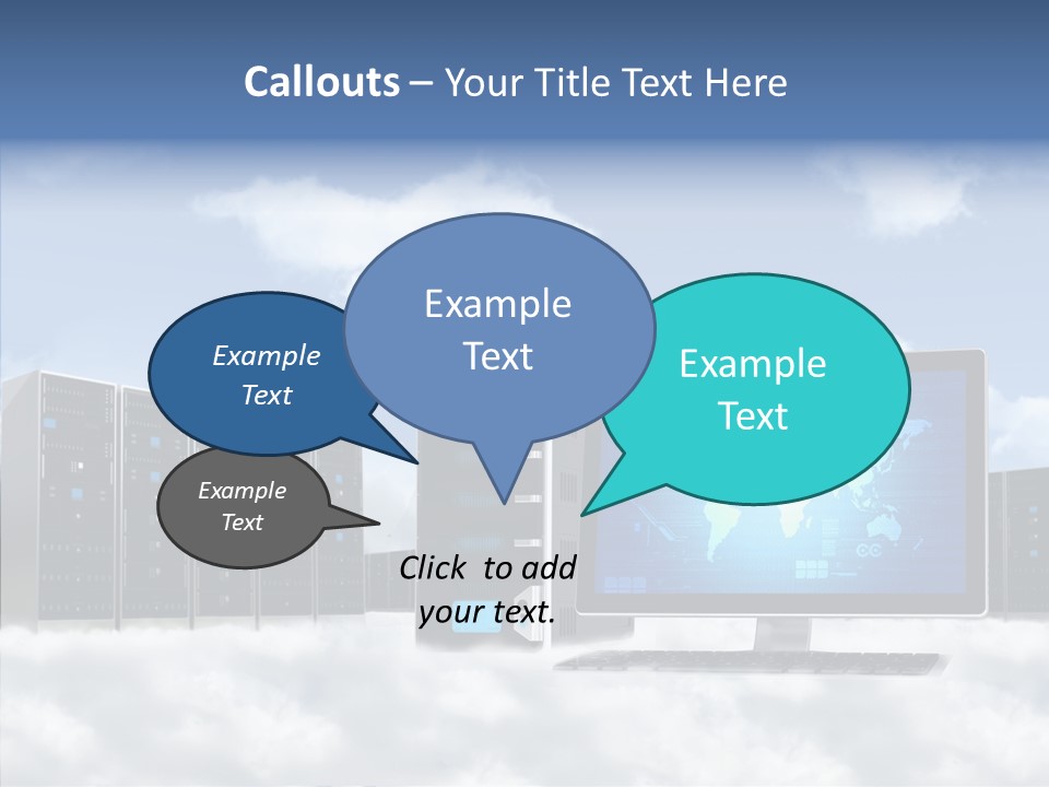 Inforrmation Technology Peripheral Communicate PowerPoint Template