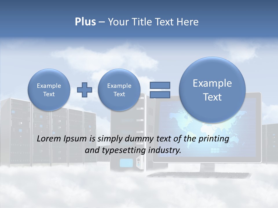 Inforrmation Technology Peripheral Communicate PowerPoint Template