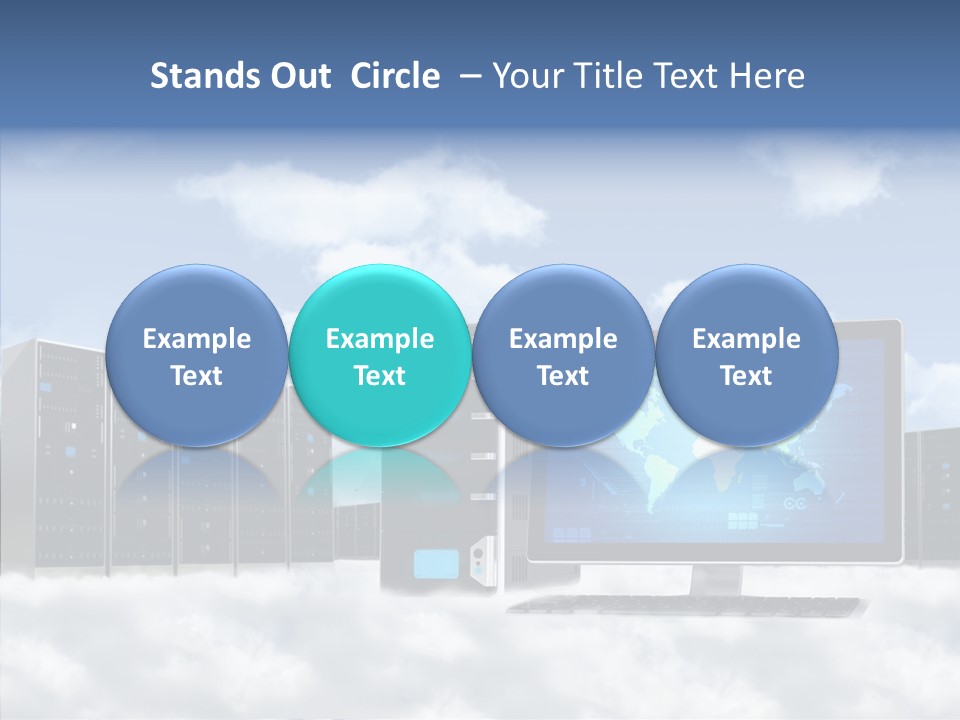 Inforrmation Technology Peripheral Communicate PowerPoint Template