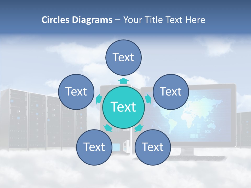 Inforrmation Technology Peripheral Communicate PowerPoint Template