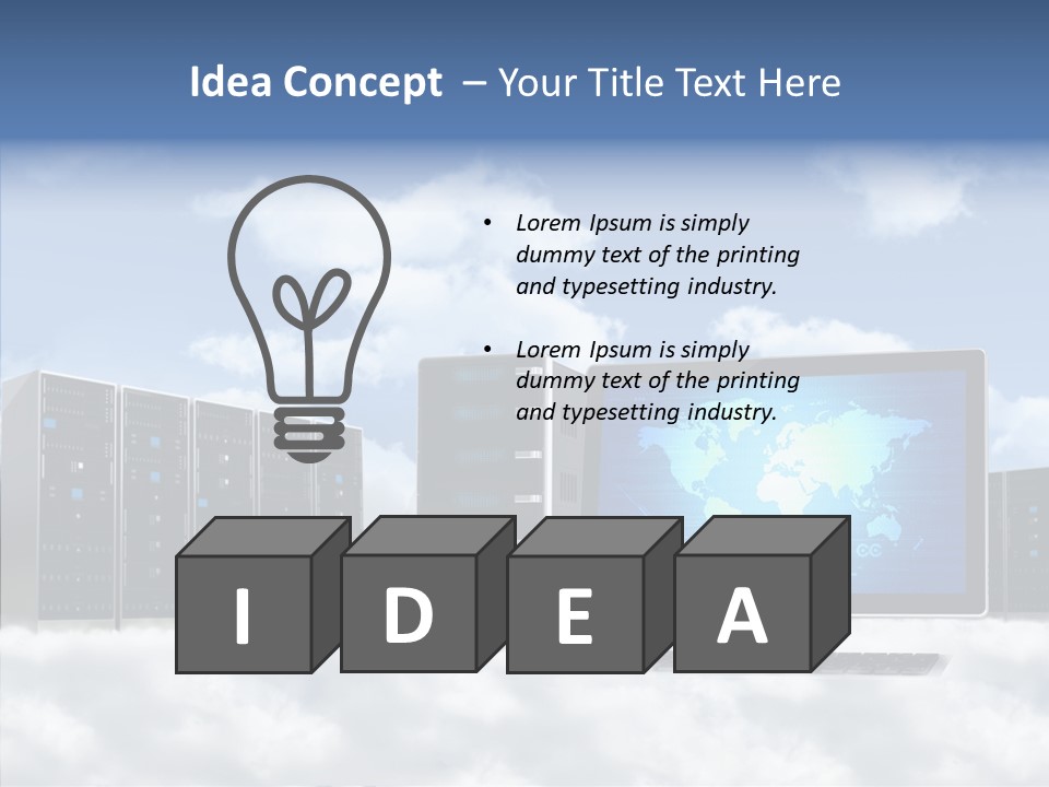 Inforrmation Technology Peripheral Communicate PowerPoint Template